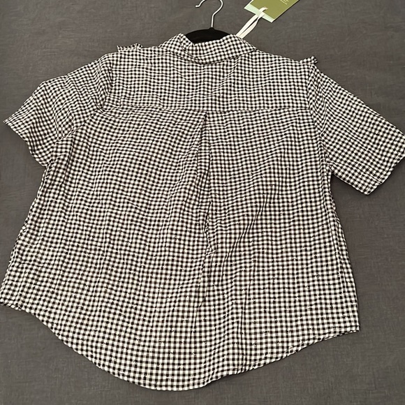 NWT Sandy Liang for target gingham button down - Picture 4 of 4
